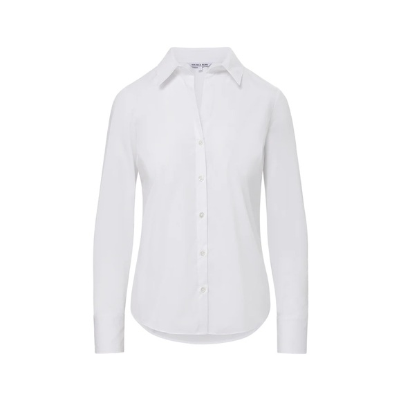 Veronica Beard white Amelia Button-Down Shirt size 0 - Picture 3 of 4